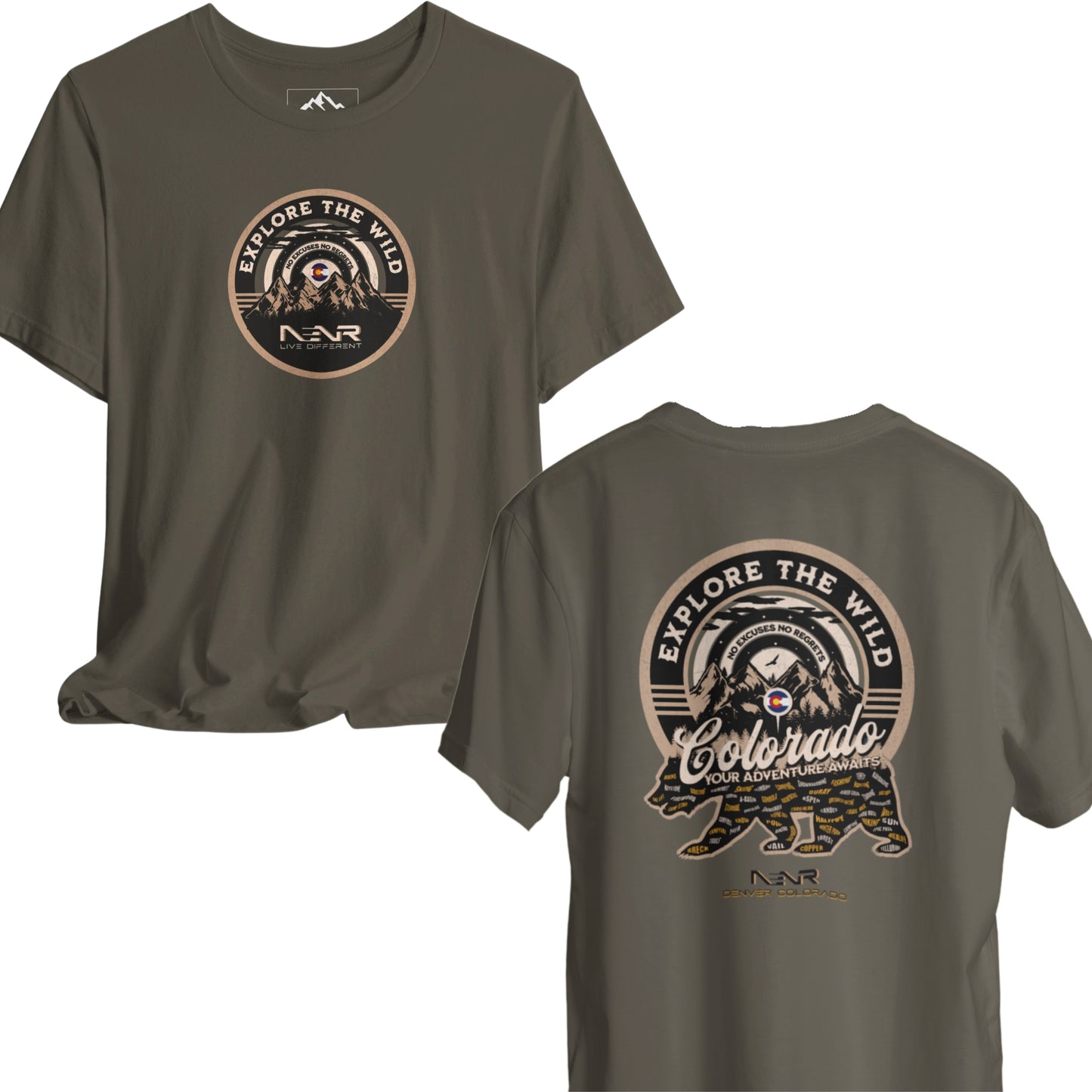 NENR ~ EXPLORE THE WILD ~ Front/Back Design