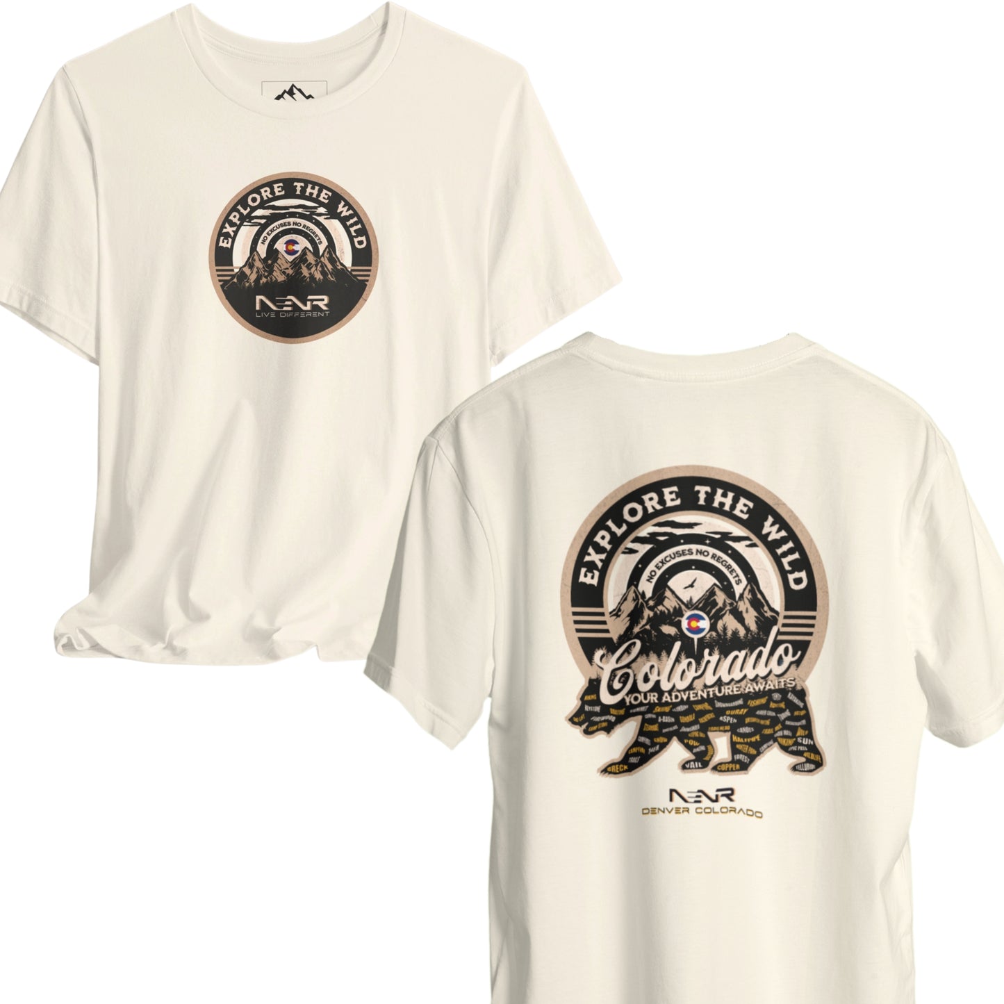 NENR ~ EXPLORE THE WILD ~ Front/Back Design