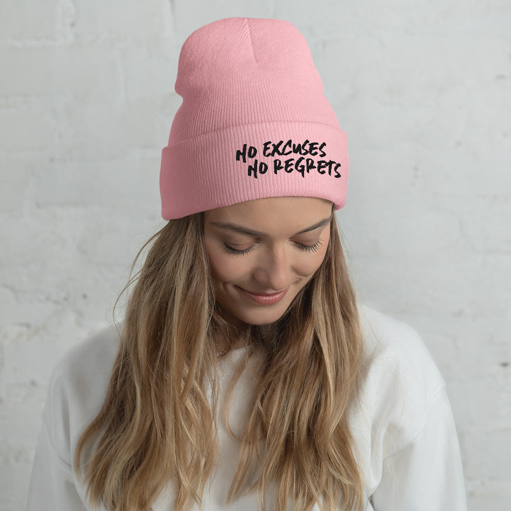 The Ultimate Beanie ~ Cuffed & Embroidered
