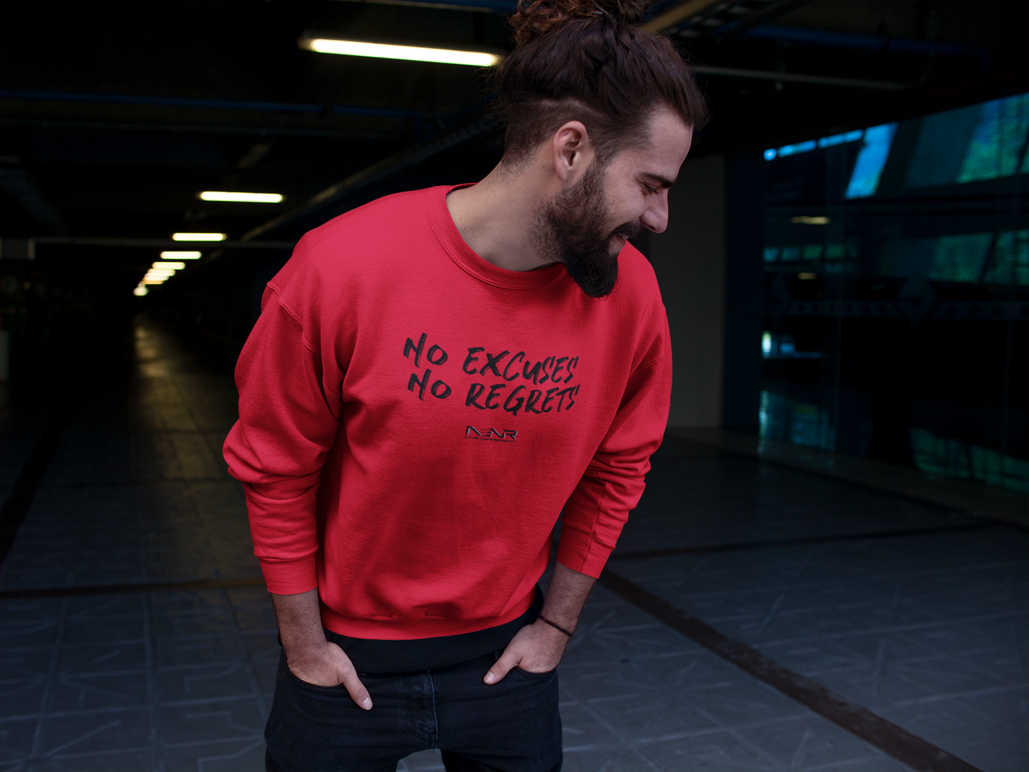 NO EXCUSES NO REGRETS SIGNATURE ~ Unisex Sweatshirt