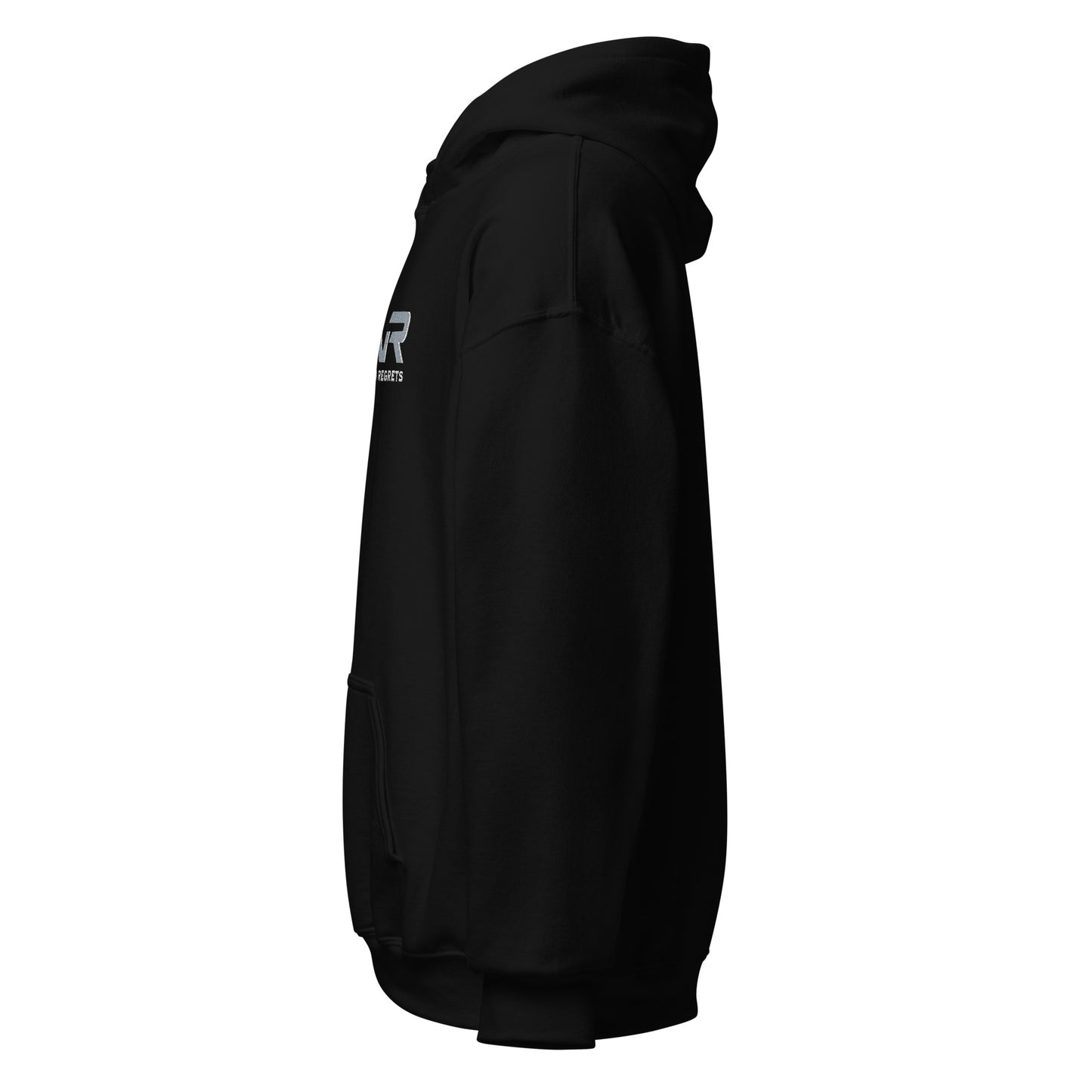 NO EXCUSES NO REGRETS ~ EMBROIDERED HOODIE
