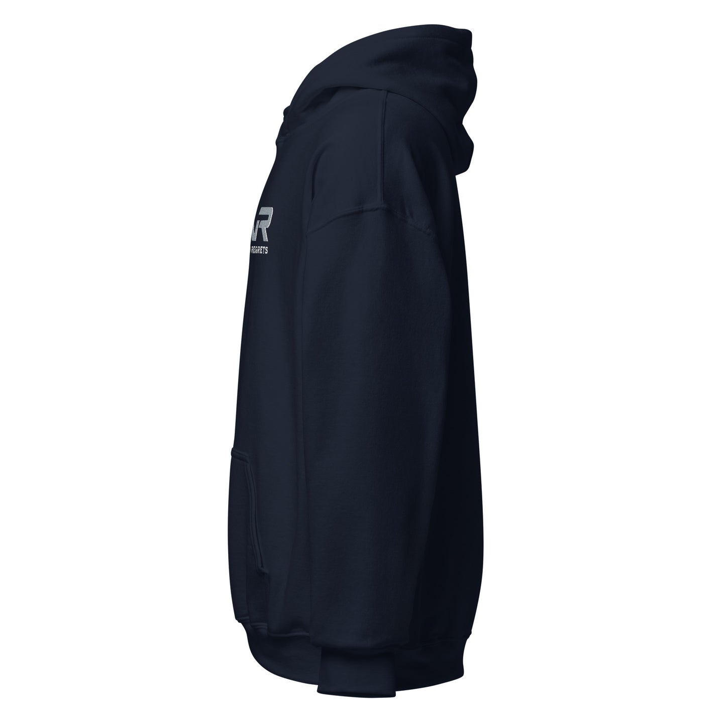 NO EXCUSES NO REGRETS ~ EMBROIDERED HOODIE