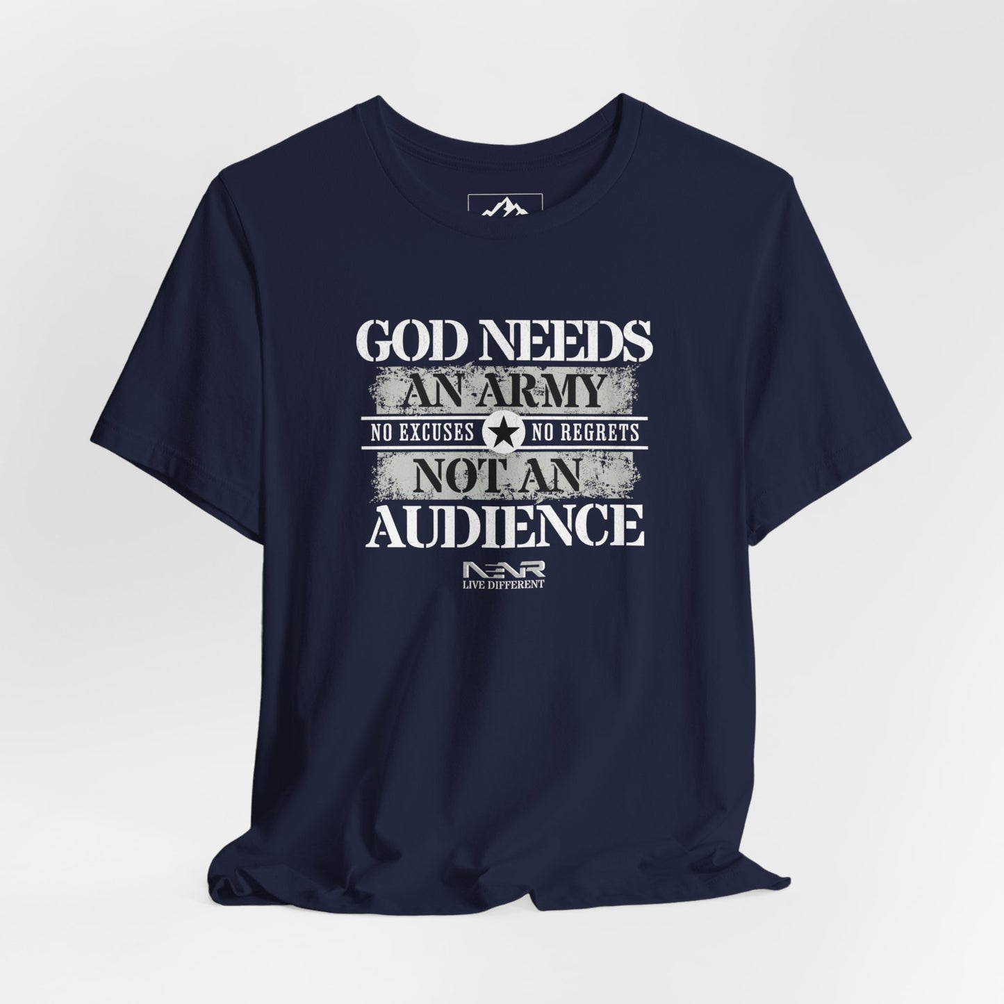 NENR ~ ARMY NOT AN AUDIENCE ~ Utra Soft Unisex Tee