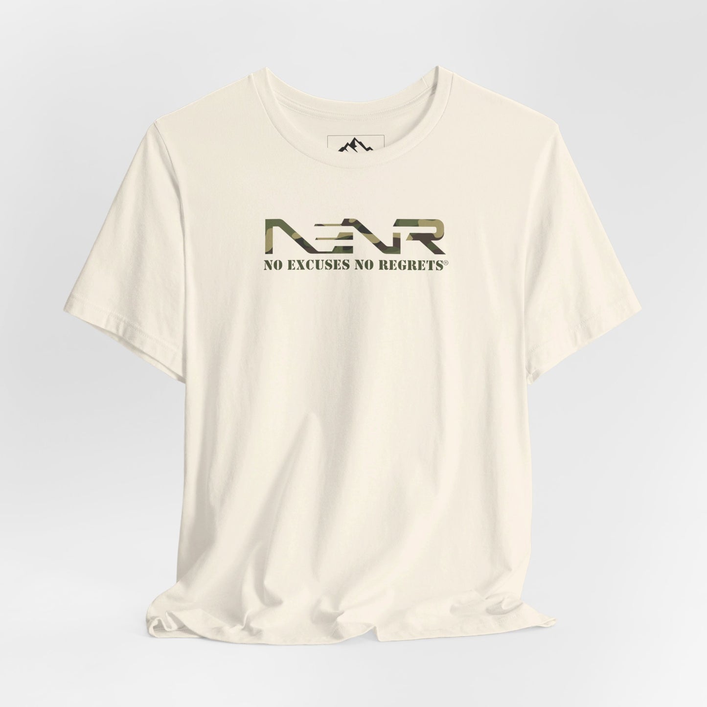 NO EXCUSES NO REGRETS ~ CAMO TEE ~ 2 Variations