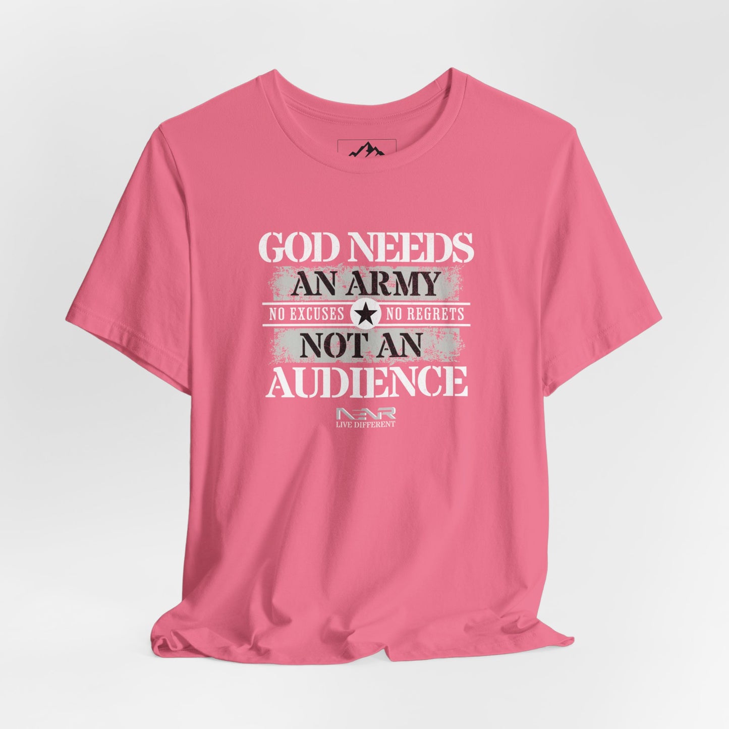 NENR ~ ARMY NOT AN AUDIENCE ~ Utra Soft Unisex Tee