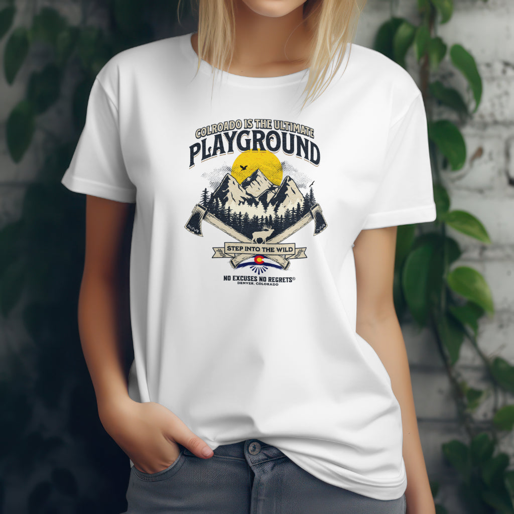 NENR ~ COLORADO PLAYGROUND ~ Ultra-Soft Unisex Tee